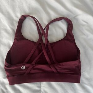 Brand new Garnet Lululemon energy bra
